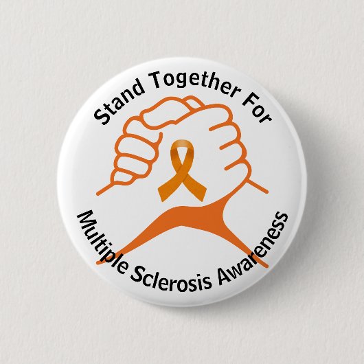 Gemeinsam für Multipler Sklerose Button (Vorderseite)