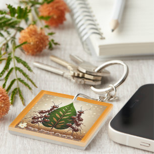 "Gemeinsam gedeihen wir Schlüsselanhänger