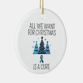 gemeinsam gegen Krebsverzierung kämpfen Keramik Ornament (Rechts)