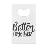 Gemeinsam Geldbeutel Flaschenöffner (Rückseite)