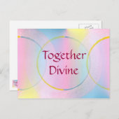 Gemeinsam göttliche positive Bejahung Postkarte (Vorne/Hinten)