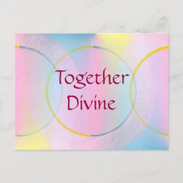 Gemeinsam göttliche positive Bejahung Postkarte