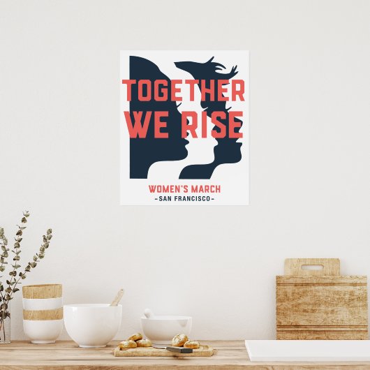 Gemeinsam heben wir WMSF Poster LARGE auf (Küche)