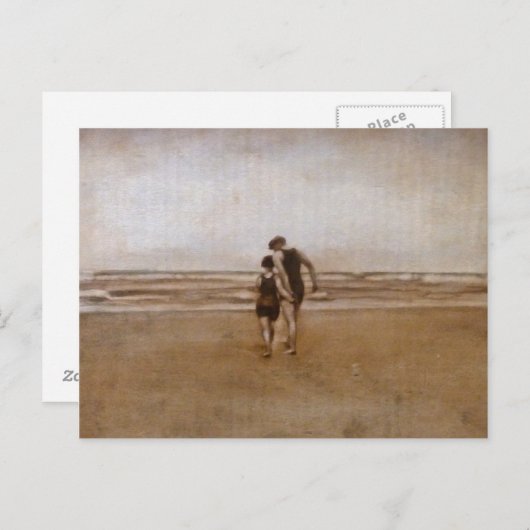 Gemeinsam hineingehen postkarte (Vorne/Hinten)