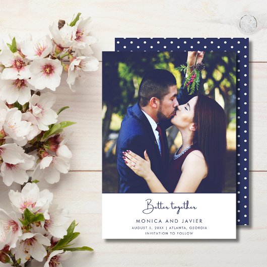 Gemeinsam Hochzeit im Foto Save The Date