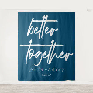 Gemeinsam Hochzeiten Personalisierter Hintergrund Wandteppich