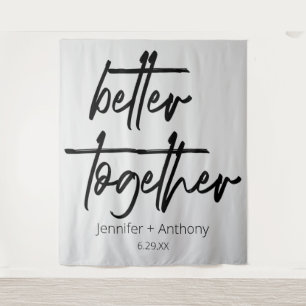 Gemeinsam Hochzeiten Personalisierter Hintergrund Wandteppich