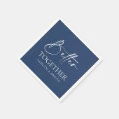 Gemeinsam Hochzeitscocktail Napkins Serviette (Ecke)