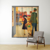 Gemeinsam im Cibulskis's fernsehen Wandteppich (Beispiel)