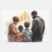 Gemeinsam im Glauben: Die spirituelle Verbindung e Geschenkpapier Set (Vorderseite 2)