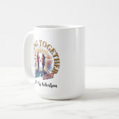 "Gemeinsam im Licht Gottes spazieren"- 1 Johannes Kaffeetasse (Vorderseite Links)