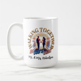 "Gemeinsam im Licht Gottes spazieren"- 1 Johannes Kaffeetasse