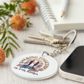 "Gemeinsam im Licht Gottes spazieren"- 1 Johannes  Schlüsselanhänger (Vorderseite rechts)