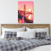 "Gemeinsam in der Stille: Eine Landschaftliche Lie Leinwanddruck (Insitu (Schlafzimmer))