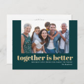 Gemeinsam ist das Foto besser als Postkarte (Vorne/Hinten)