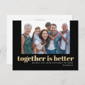 Gemeinsam ist das Foto besser als Postkarte (Vorne/Hinten)