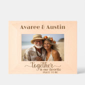 Gemeinsam ist unser bevorzugter Ort zu sein Geätzte Rahmen