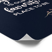 Gemeinsam ist unser Lieblingslokal als Poster (Ecke)