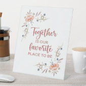 Gemeinsam ist unser Lieblingsplatz Sockelschild (In Situ)