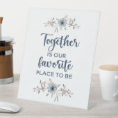 Gemeinsam ist unser Lieblingsplatz Sockelschild (In Situ)