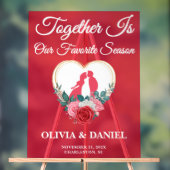 Gemeinsam ist unsere Lieblingssaison | Herbsthochz Acrylschild (Neutral)