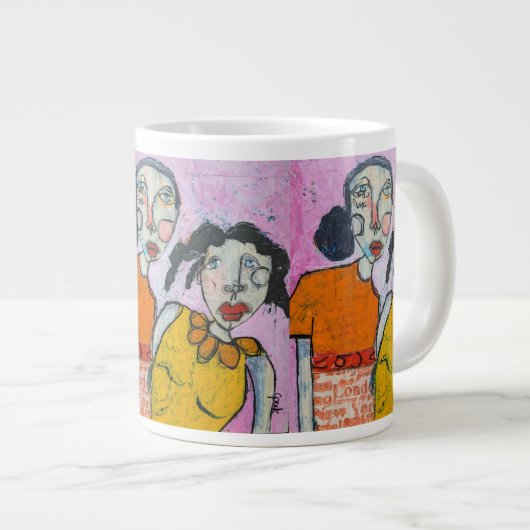 Gemeinsam Jumbo-Tasse (Vorderseite Rechts)