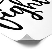 Gemeinsam kämpfen wir gegen Brustkrebs und überleb Poster (Ecke)