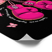 Gemeinsam kämpfen wir gewinnen Boxhandschuhe Bow B Poster (Ecke)