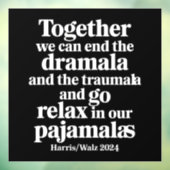 Gemeinsam können wir die Dramala und die Traumala  Fensteraufkleber (Blatt 3)