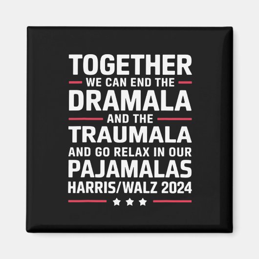 Gemeinsam können wir die Dramala und die Traumala Magnet (Vorne)