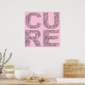 Gemeinsam können wir eine Heilung finden (schwarze Poster (Küche)