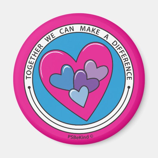 Gemeinsam können wir einen Unterschied machen 2_ M Magnet (Vorne)