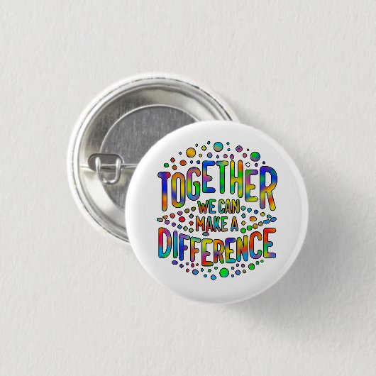 Gemeinsam können wir etwas bewegen button (Vorne & Hinten)