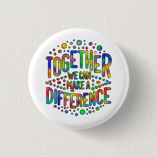 Gemeinsam können wir etwas bewegen button (Vorderseite)