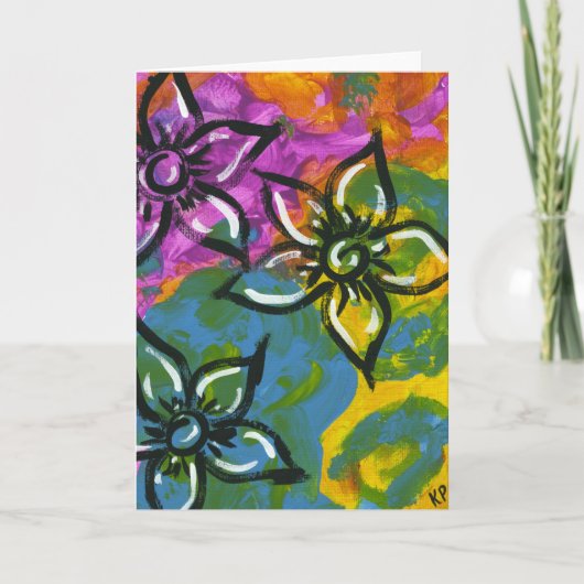 Gemeinsam lachen karte (Vorderseite)