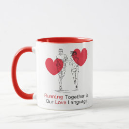 Gemeinsam laufen ist unsere Liebe, die Geschenke a Tasse