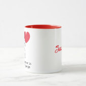 Gemeinsam laufen ist unsere Liebe, die Geschenke a Tasse (Zentrum)