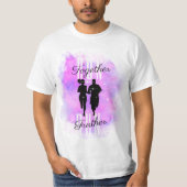 Gemeinsam laufen, weiter laufen: Liebe in Bewegung T-Shirt (Vorderseite)