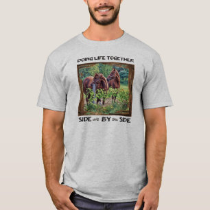 Gemeinsam Leben machen - Seite an Seite T-Shirt