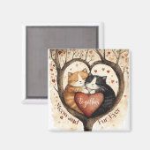 Gemeinsam Liebe, die für alle Zeiten anhält Magnet (Vorderseite/Rückseite)