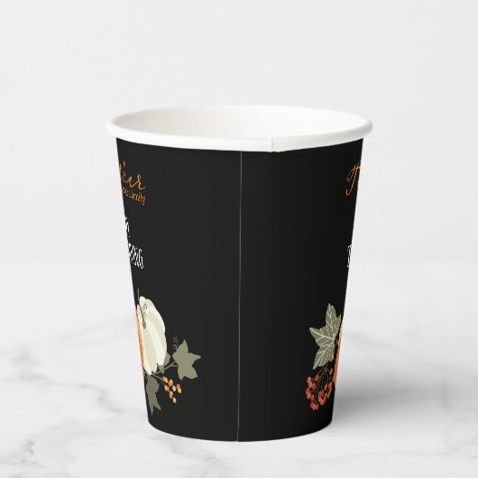 Gemeinsam machen wir Familie, Erntedank Pappbecher (Rechts)