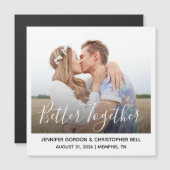 Gemeinsam | Magnet für Foto-Verlobung (Vorne/Hinten)