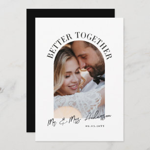 Gemeinsam März Foto Hochzeitsankündigung