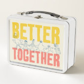 Gemeinsam Metall Brotdose (Vorderseite)