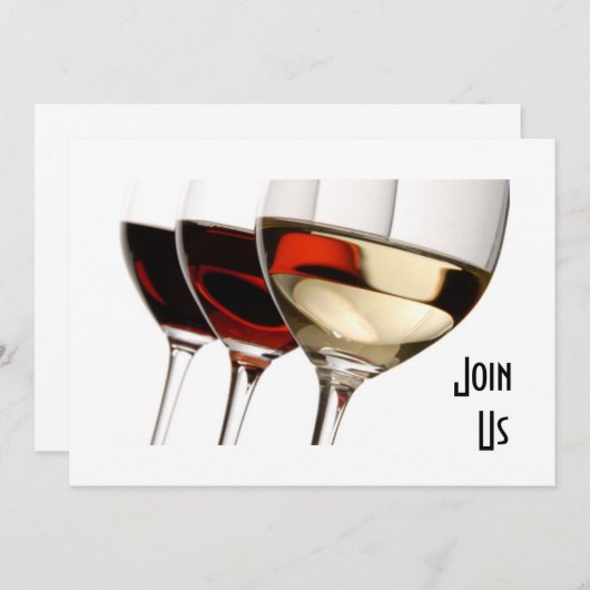 GEMEINSAM MIT DEN USA - ERWACHSENE PARTY EINLADUNG (Vorne/Hinten)