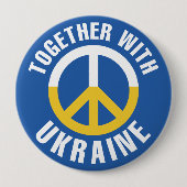 Gemeinsam mit der Ukraine Button (Vorderseite)