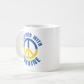 Gemeinsam mit der Ukraine Kaffeetasse (Vorderseite Links)