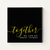 Gemeinsam mit Inspiration können wir großartige Di Notizblock (Rückseite)