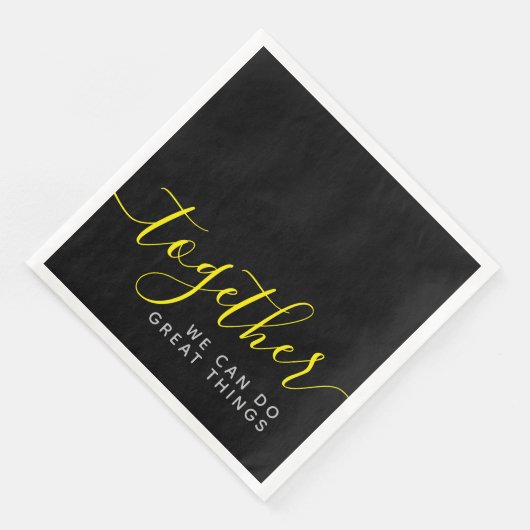 Gemeinsam mit Inspiration können wir großartige Di Serviette (Ecke)