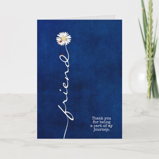 Gemeinsam mit Ladybugs für Freund danke Karte (Vorderseite)